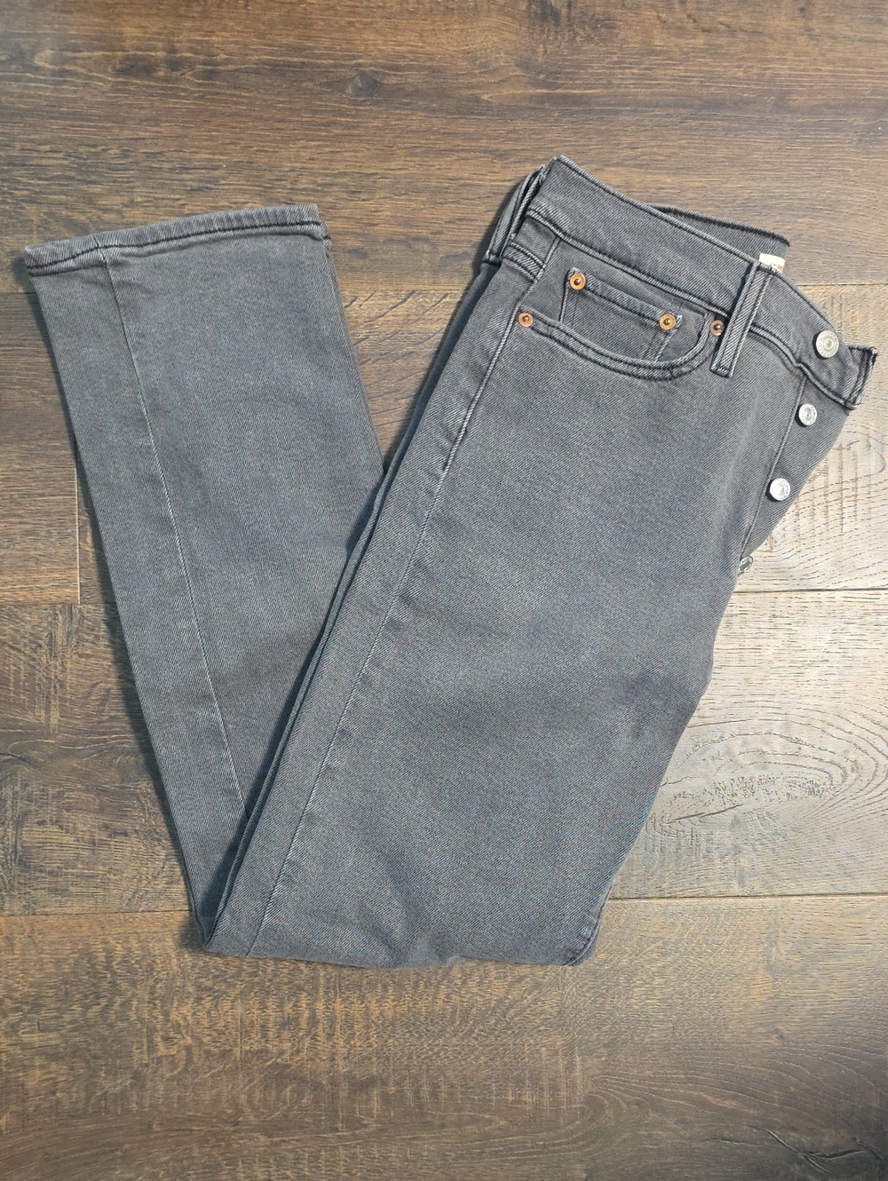 Levi Wedgie Straight Leg Jeans